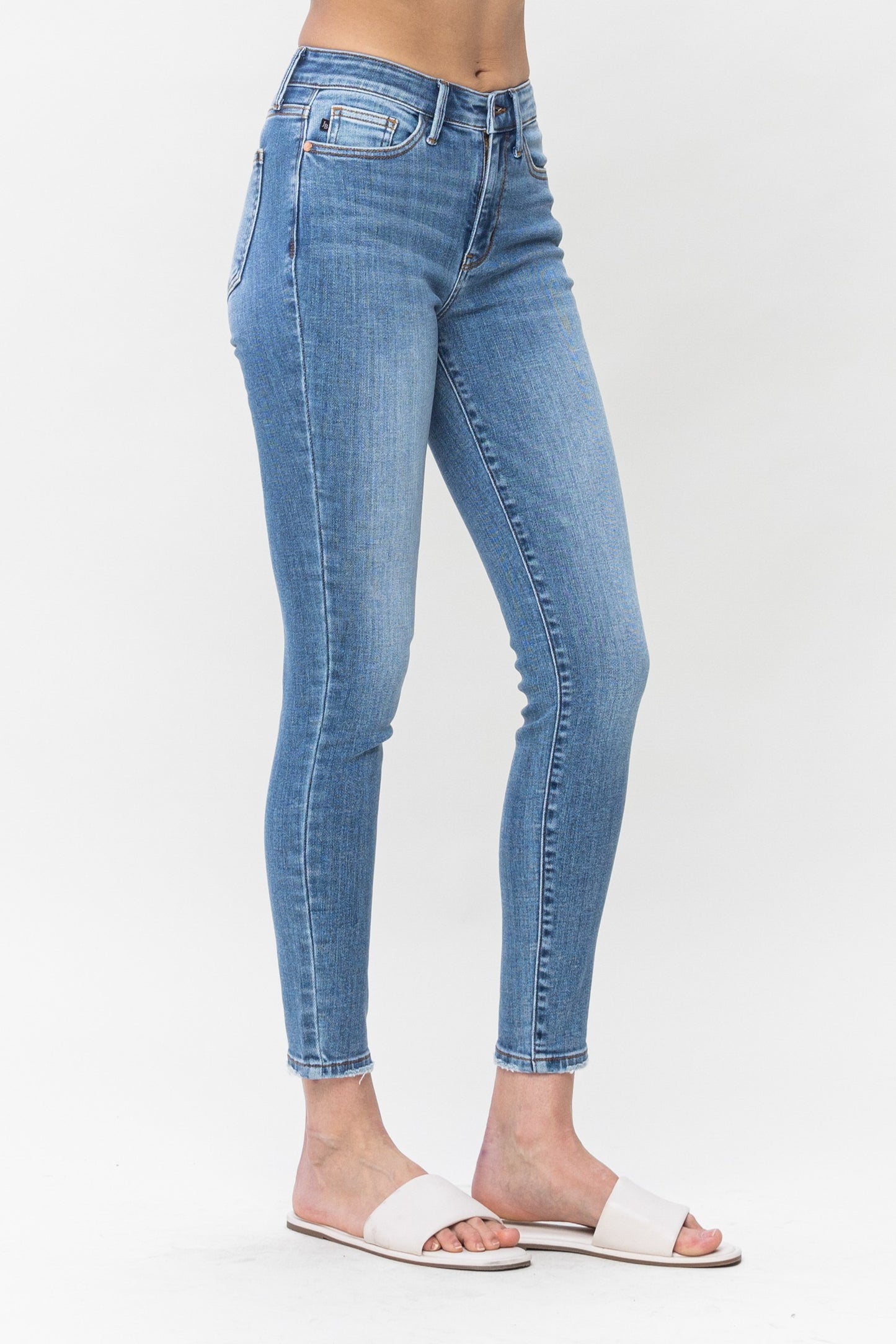 Judy Blue Mid-Rise Vintage Skinny Denim