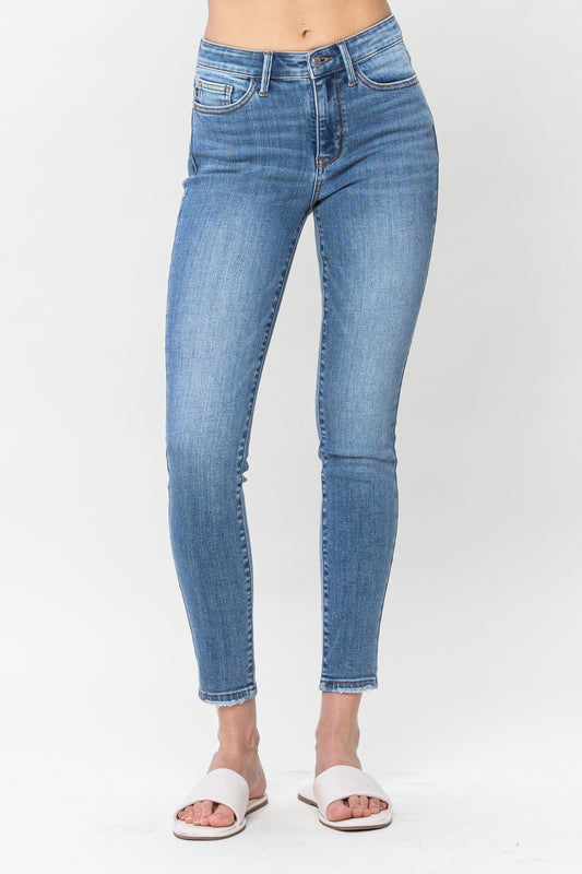 Judy Blue Mid-Rise Vintage Skinny Denim