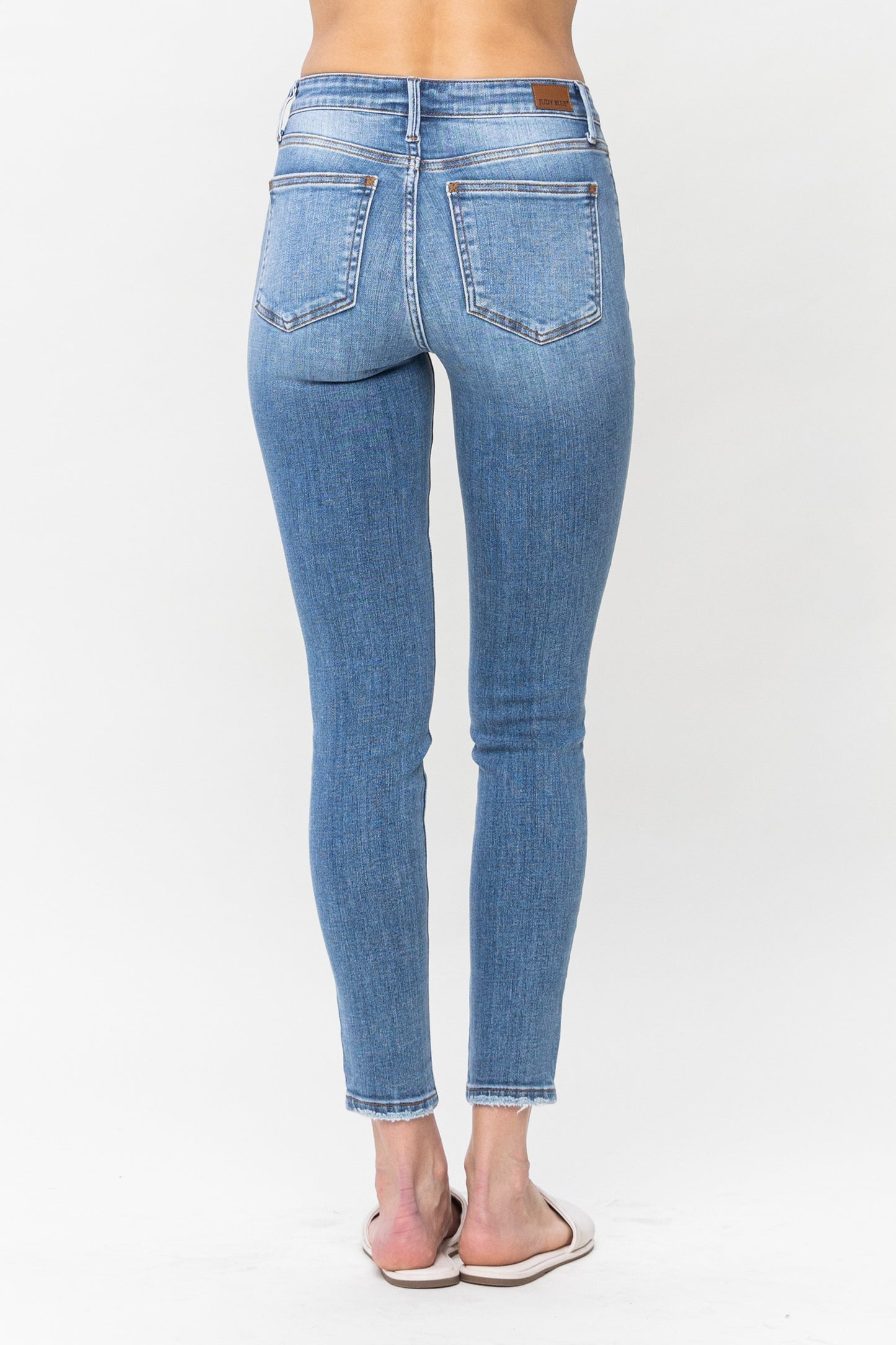 Judy Blue Mid-Rise Vintage Skinny Denim