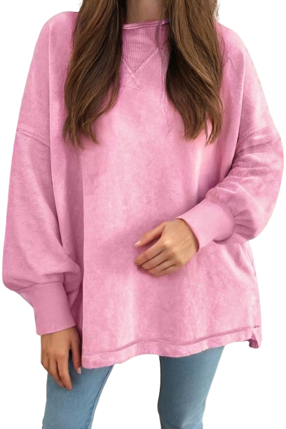 Cotton Candy Pink Sweatshirt