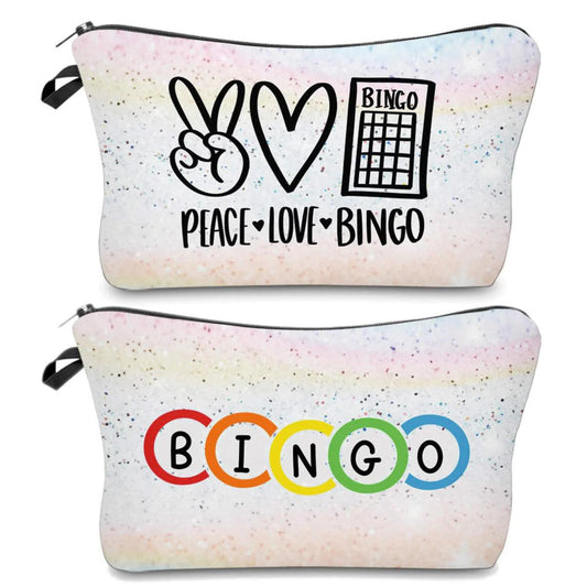 Carry All Pouch- Peace Love Bingo