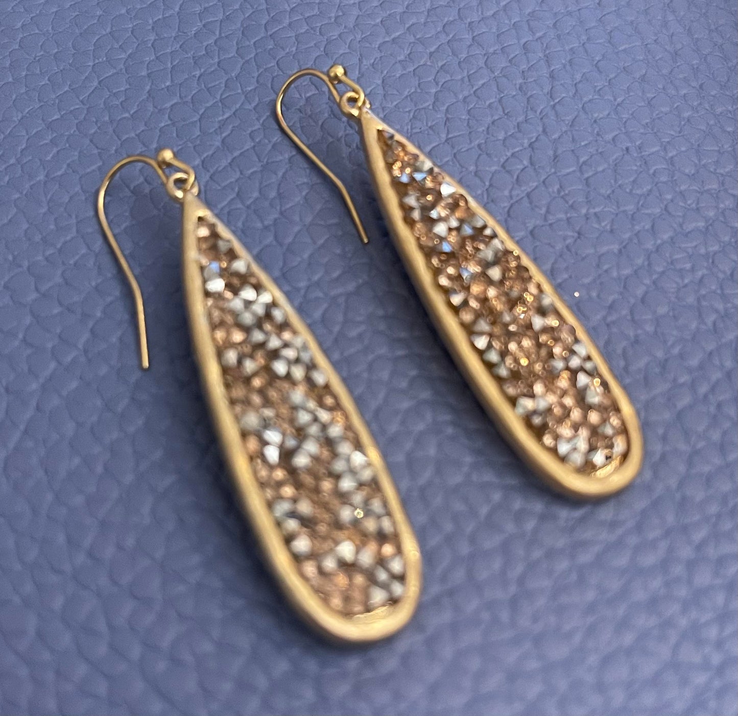 Druzy Teardrop Earring