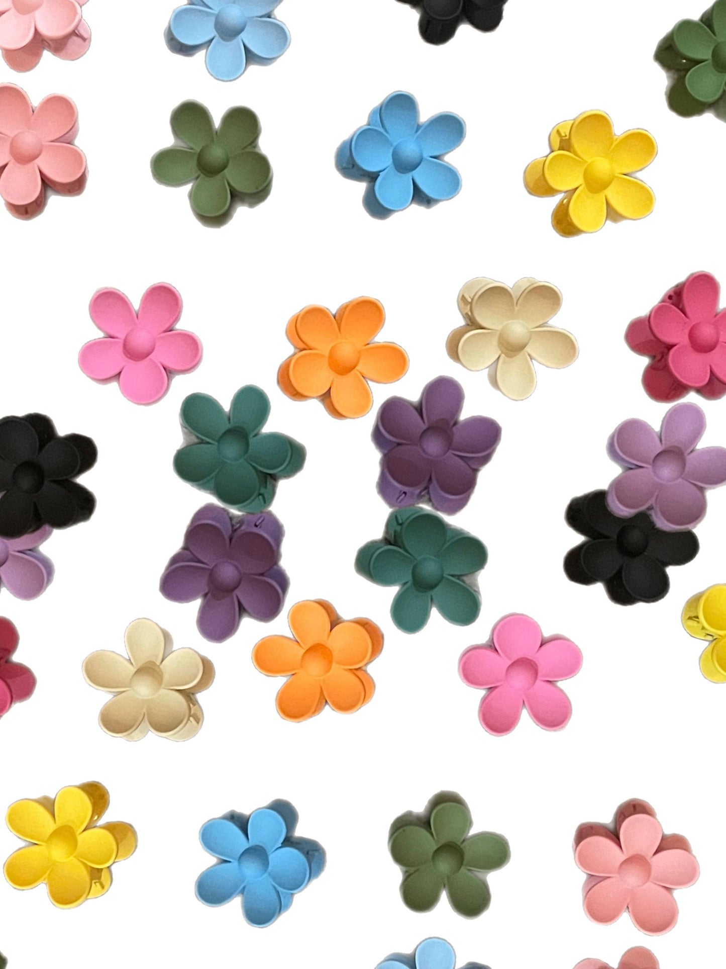 Flower Clip Set of 3 Mini