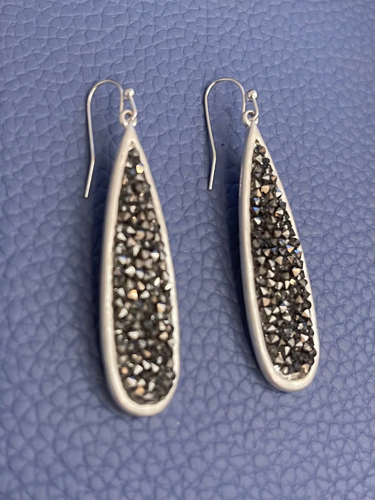 Druzy Teardrop Earring