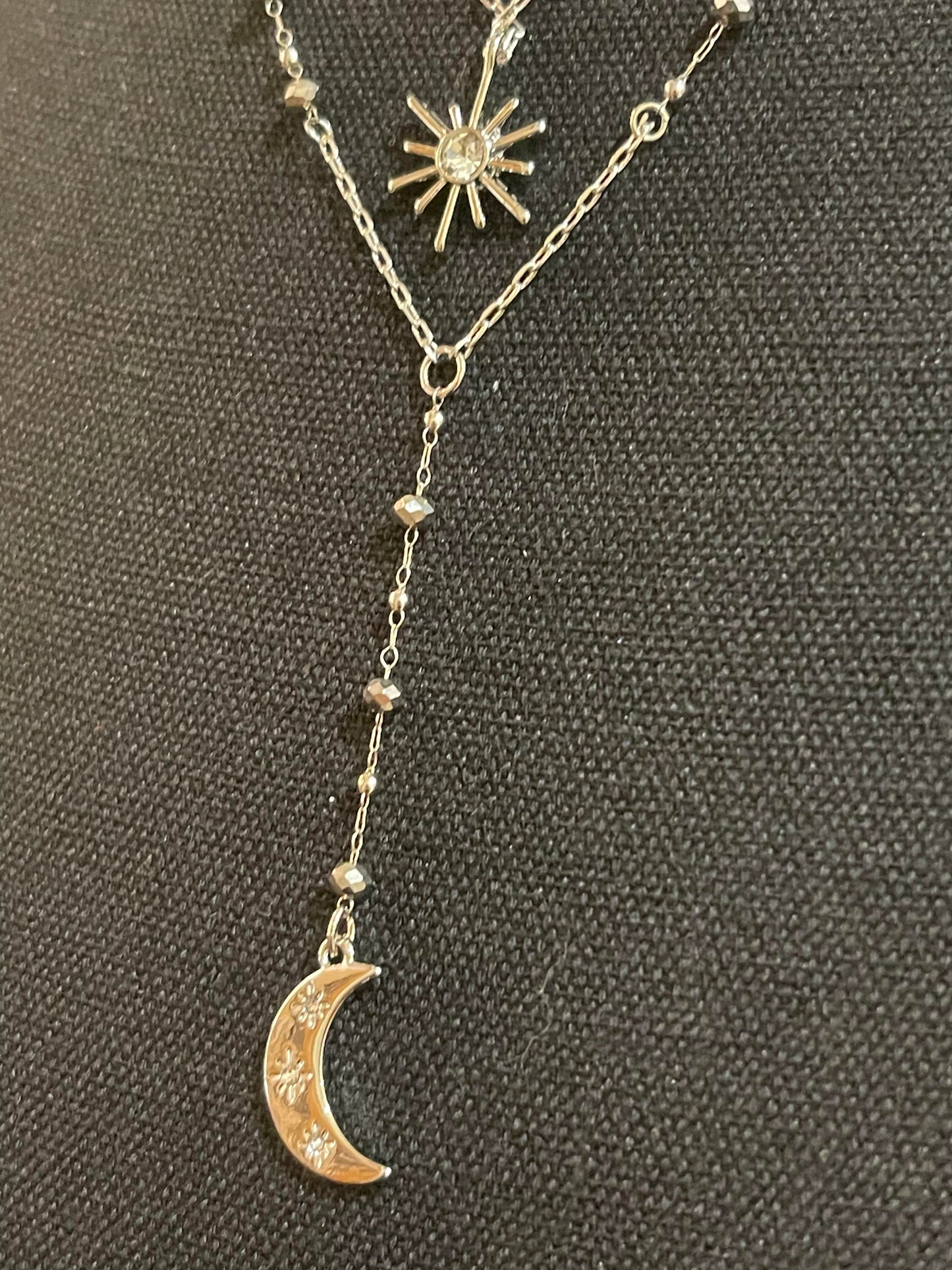 Triple Strand Celestial Necklace