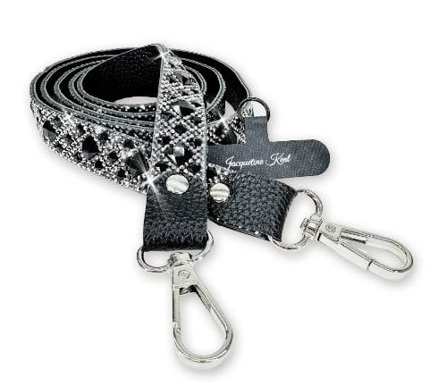 Jacqueline Kent Crossbody Lanyard  Black