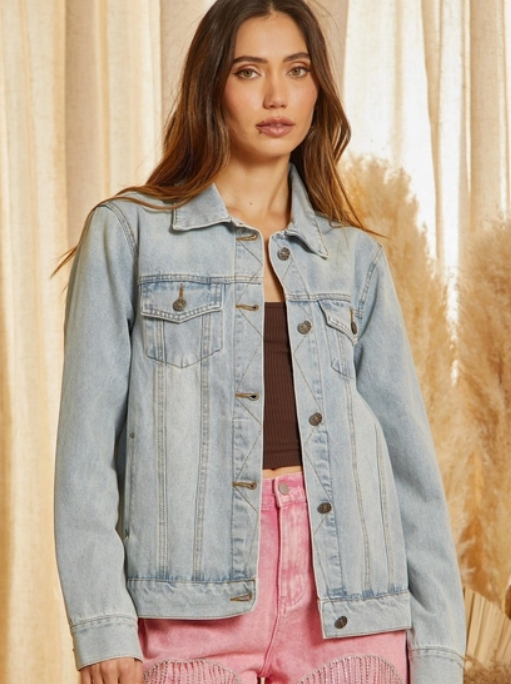 Embroidered Denim Jacket