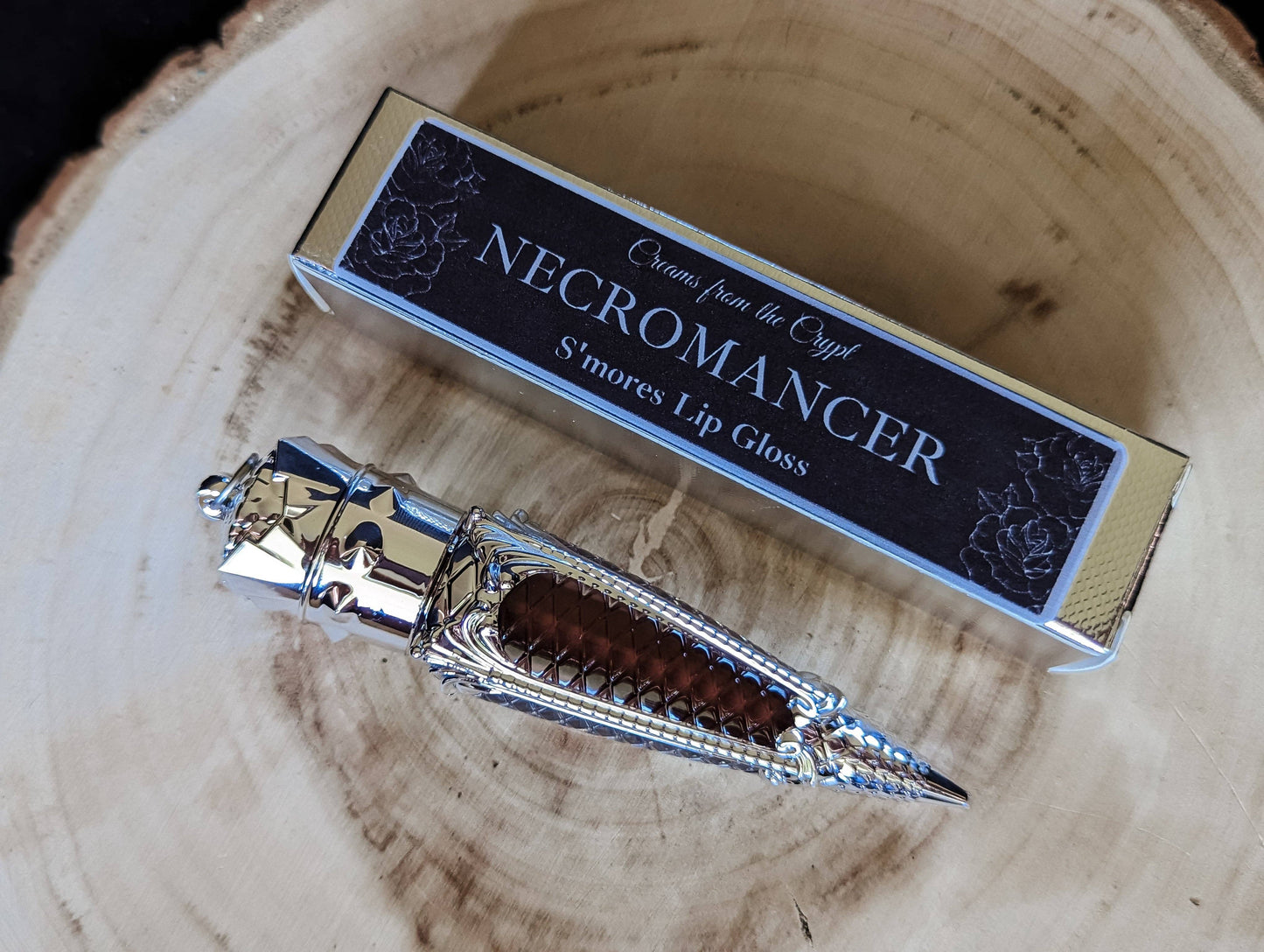 Creams From The Crypt Lip Gloss-Necromancer Silver