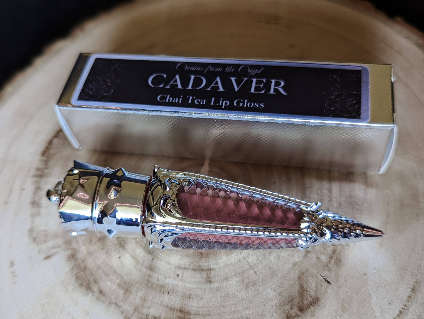 Creams From The Crypt Lip Gloss-Cadaver Silver