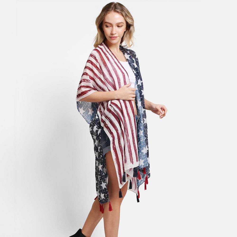 Americana Stars & Stripes Kimono