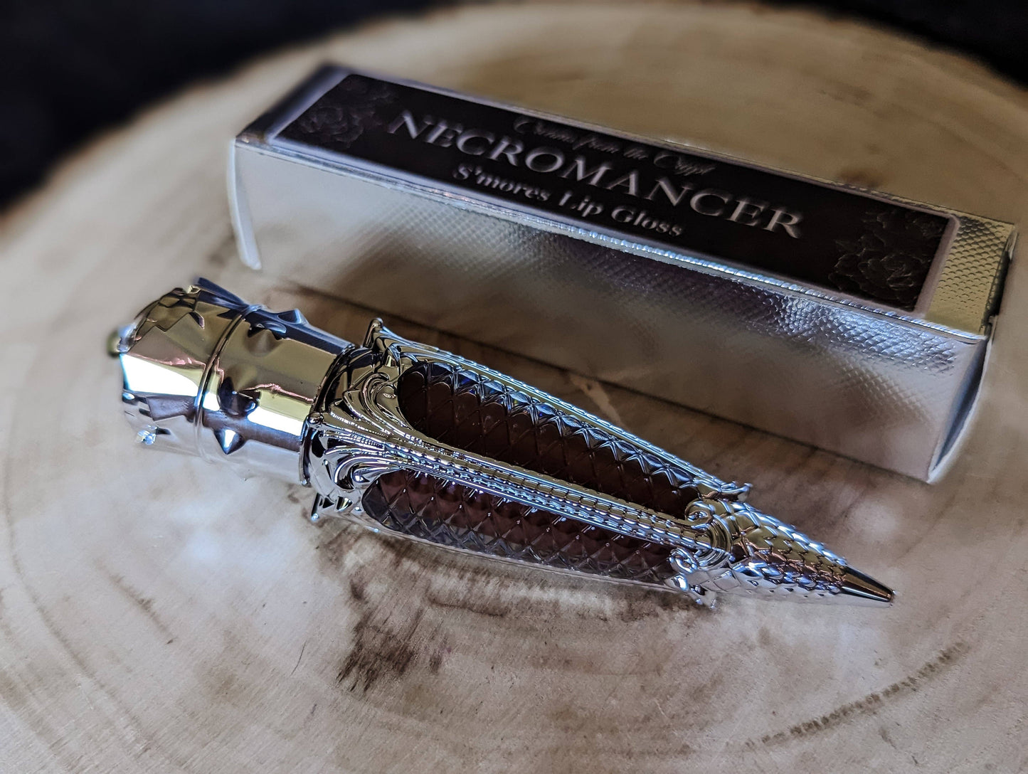 Creams From The Crypt Lip Gloss-Necromancer Silver