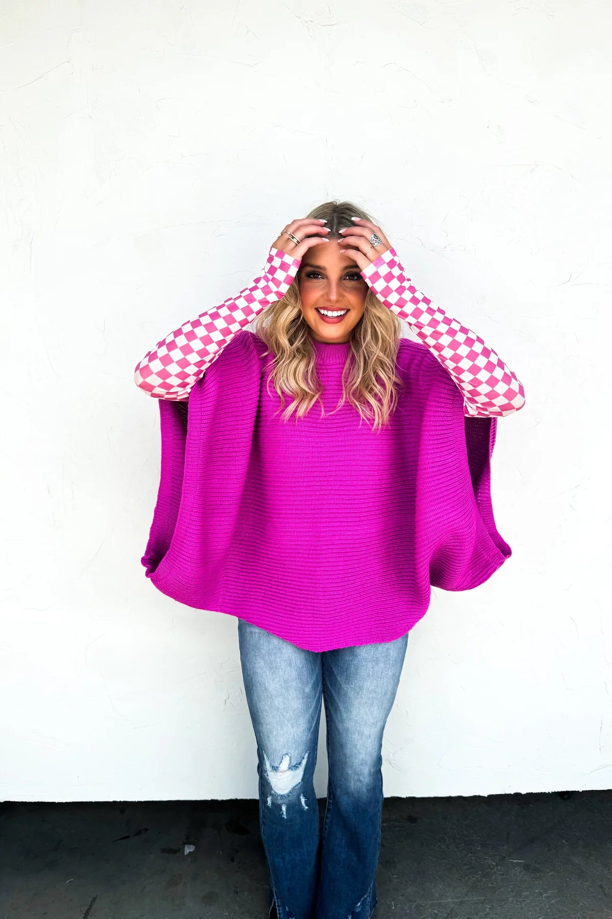 Pullover Bubble Poncho