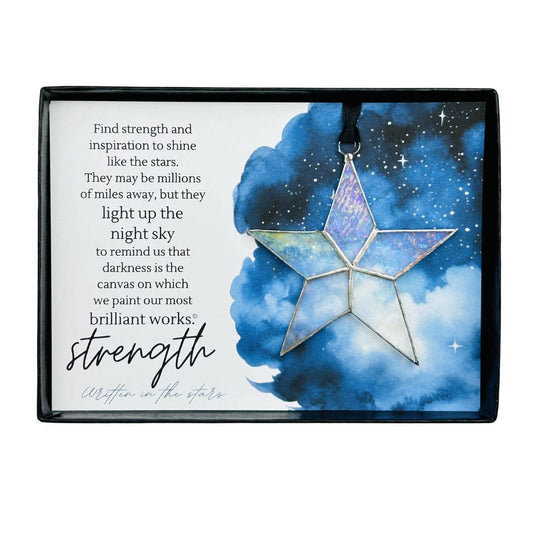 Written in Stars: Strength Support Glass Star