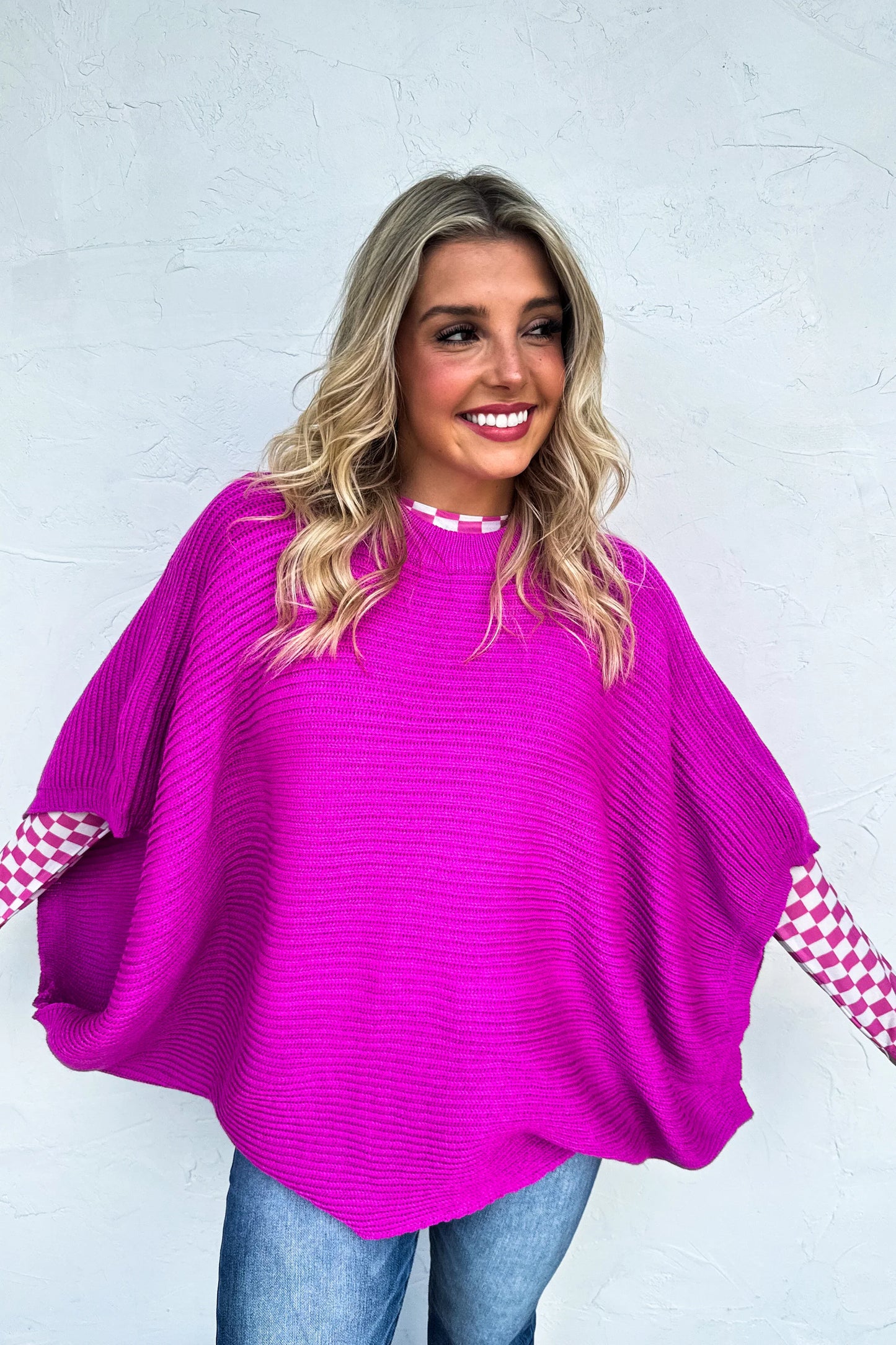 Pullover Bubble Poncho