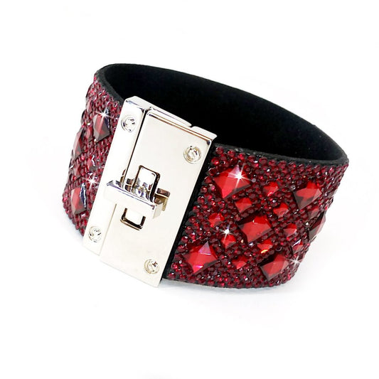 Jacqueline Kent Cuff Bracelet in Red