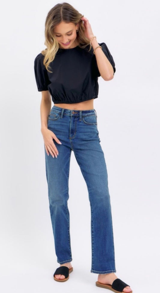 Judy Blue High Waist Straight Denim