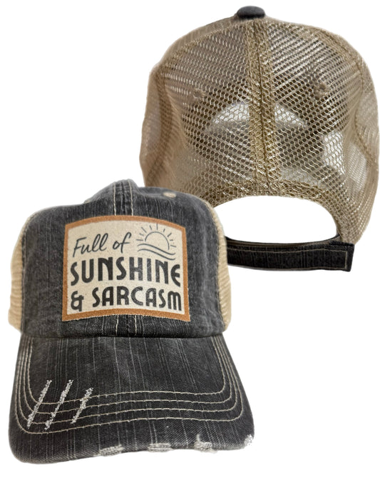 Sunshine & Sarcasm Baseball Hat