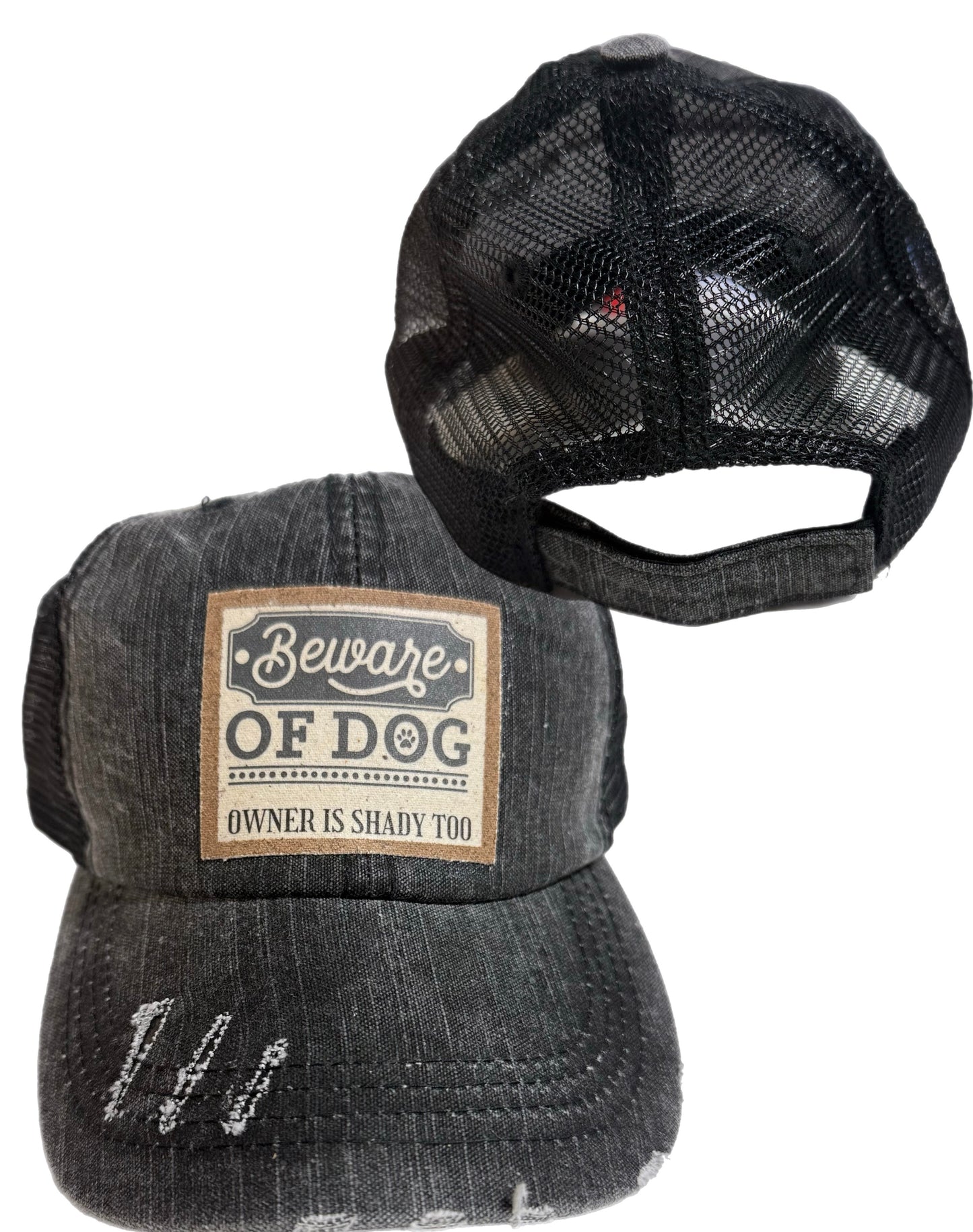 Beware of Dog Baseball Hat