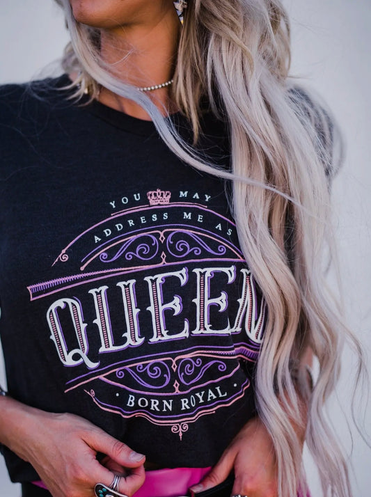 Address Me As Queen Graphic Tee
