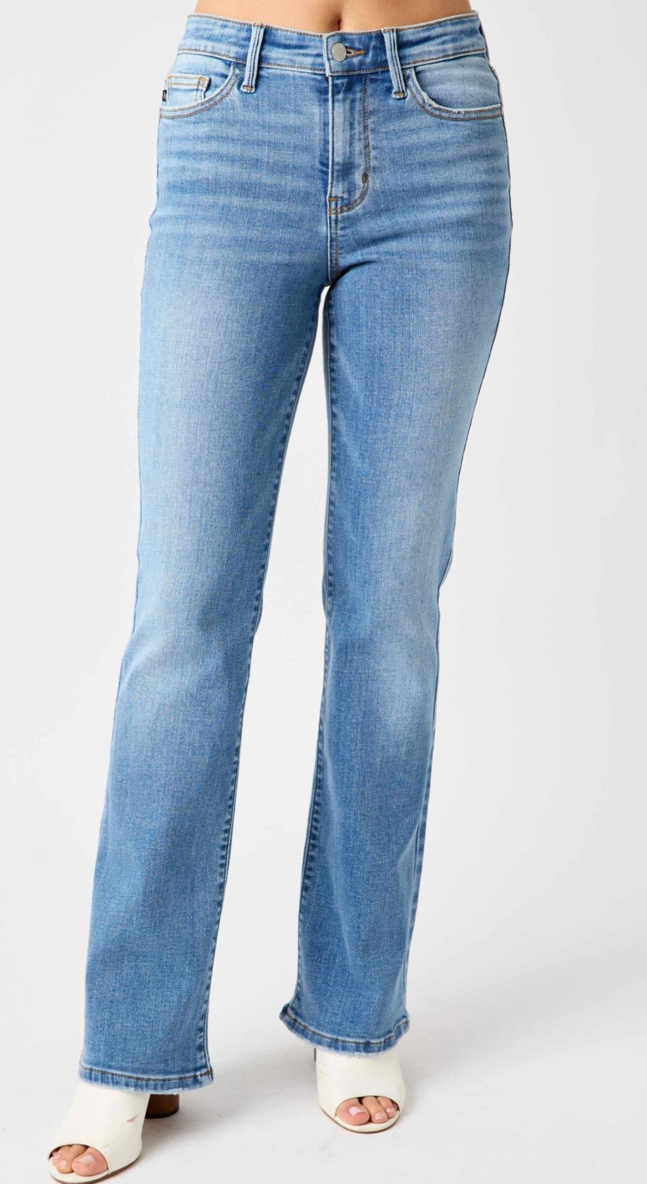 Judy Blue Mid Rise Vintage Bootcut Denim