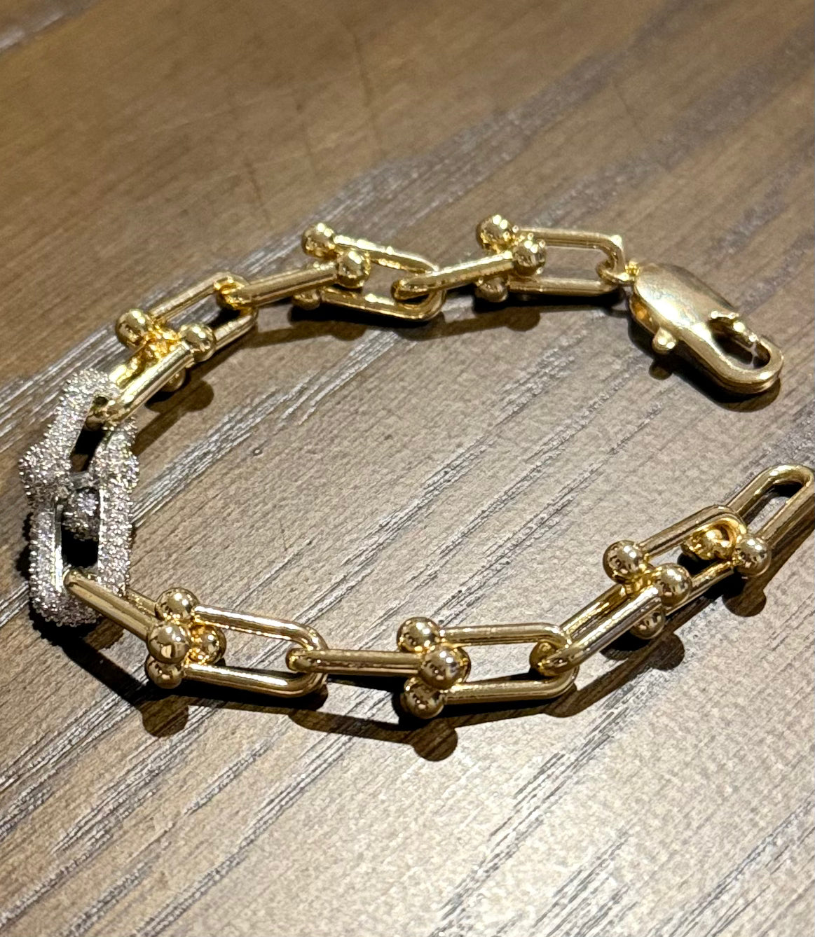 Horse Bit Link Tarnish & Water Resistant Bracelet