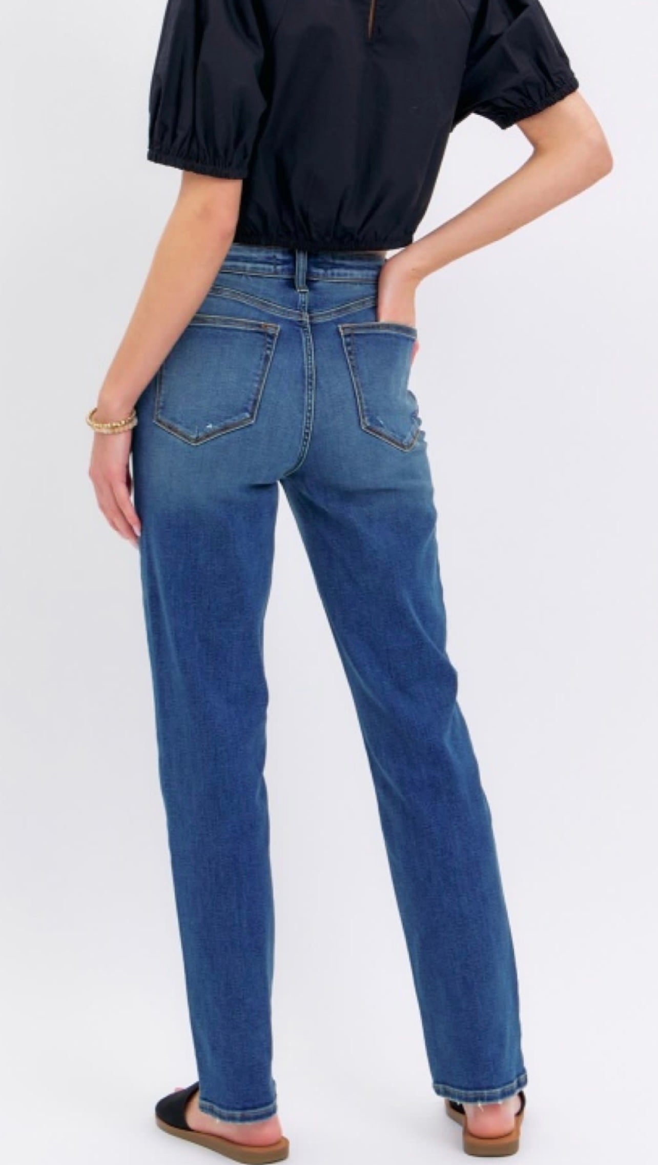 Judy Blue High Waist Straight Denim