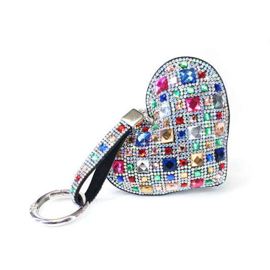 Jacqueline Kent Multi Heart Bag Charm-Key Ring