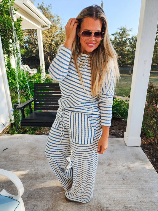 Striped Lounge Set