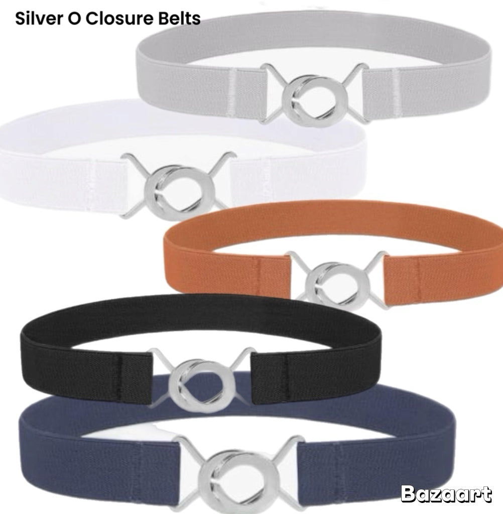 Skinny Stretch Belts-Assorted