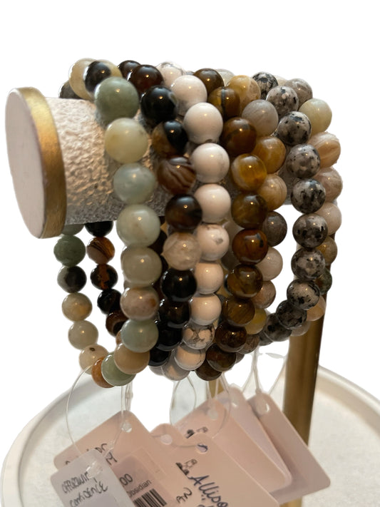 Natural Stone Stretch Bracelets