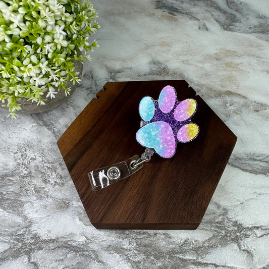 Paw Shaped Badge Holder