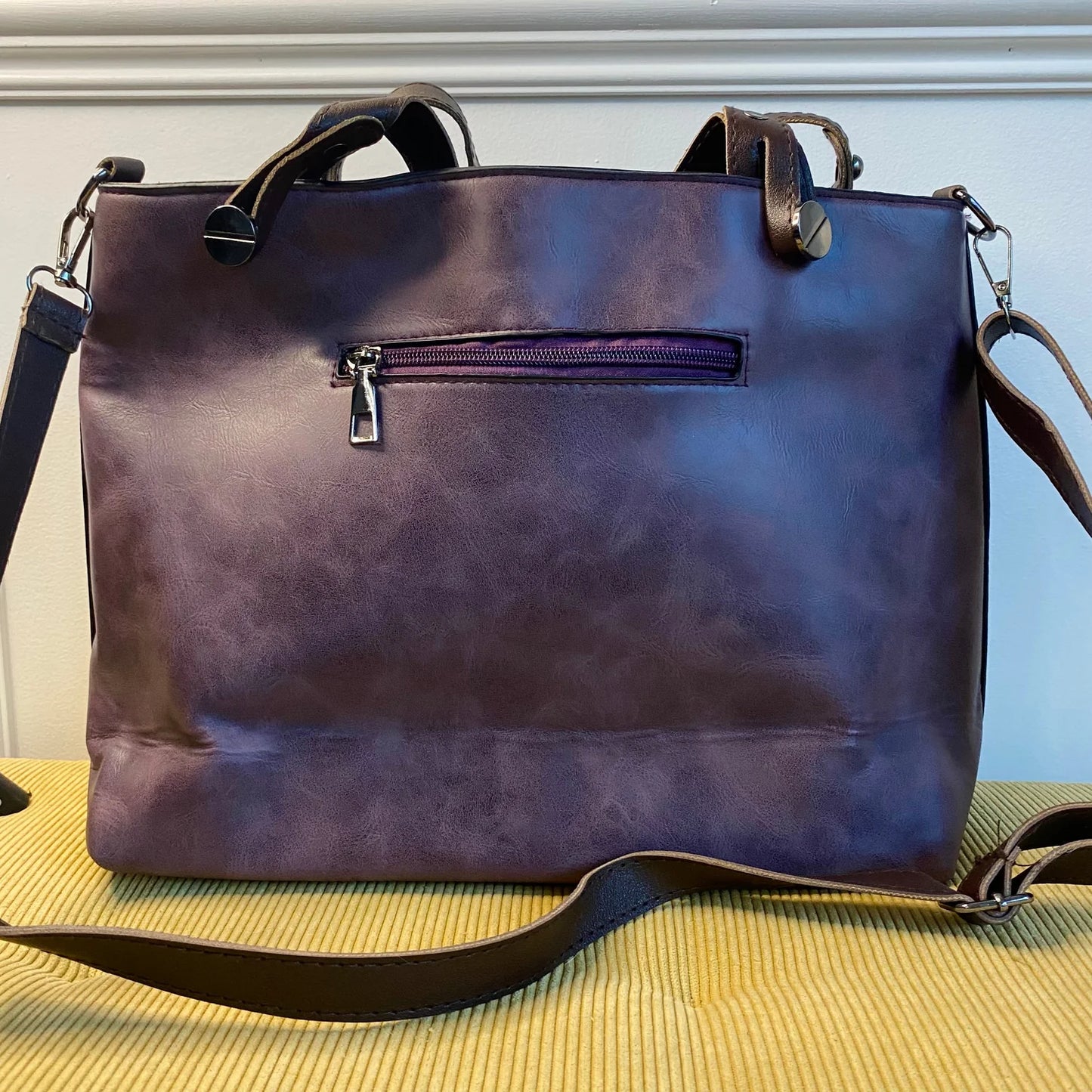 The Space For Everything Handbag in Plum