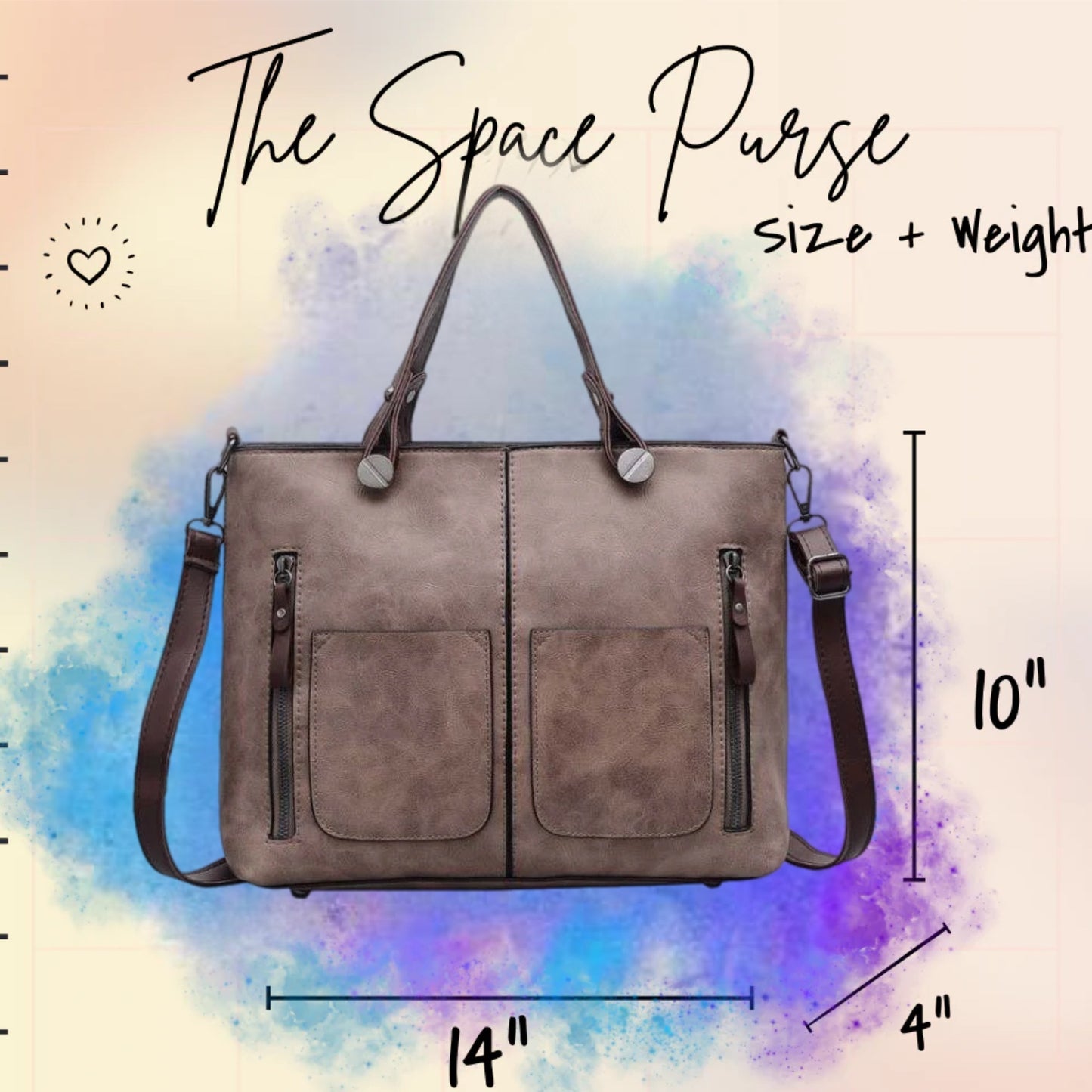 The Space For Everything Handbag in Brown