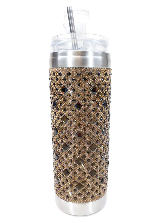 Jacqueline Kent Studded Tumbler in Chocolate