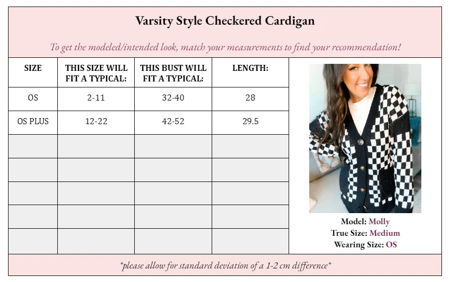 Black & White Varsity Cardigan