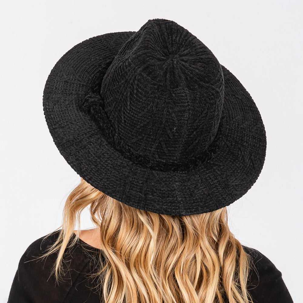 Soft Knit Hat in Black