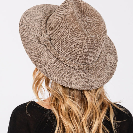 Soft Knit Hat in Beige