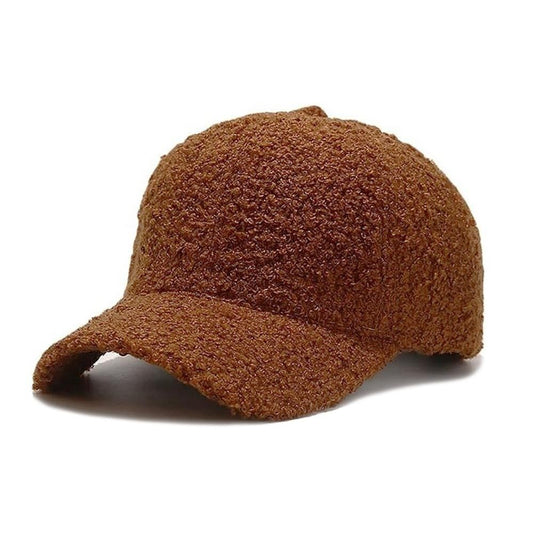 Sherpa Baseball Hat in Brown