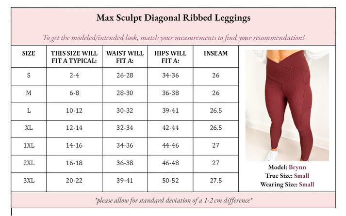 Maxx Sculpt Ribbed Legging