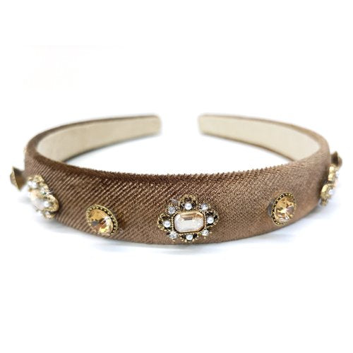 Jacqueline Kent Cocoa Pearl Headband