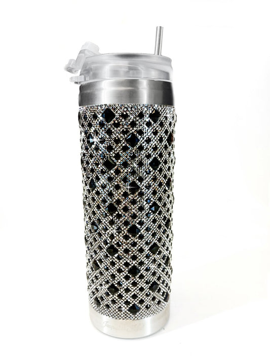 Jacqueline Kent Studded Tumbler in Black Diamond