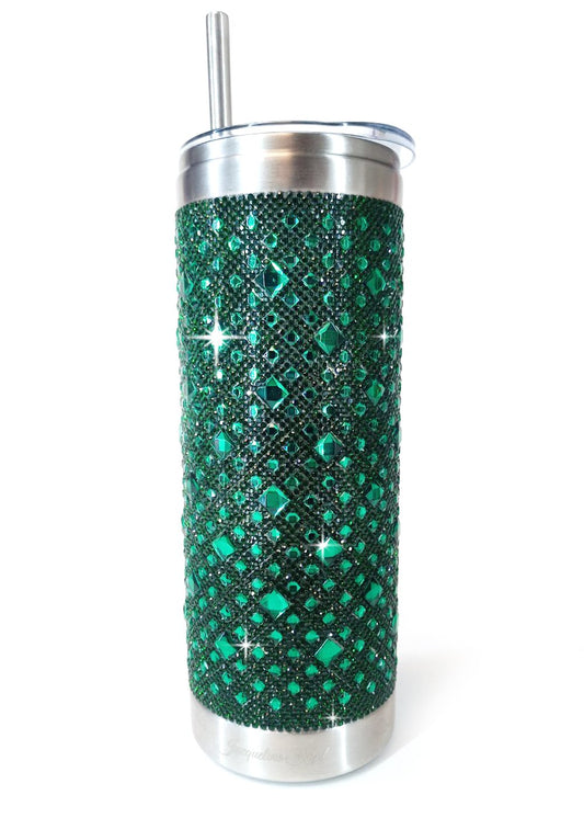 Jacqueline Kent Studded Tumbler in Green