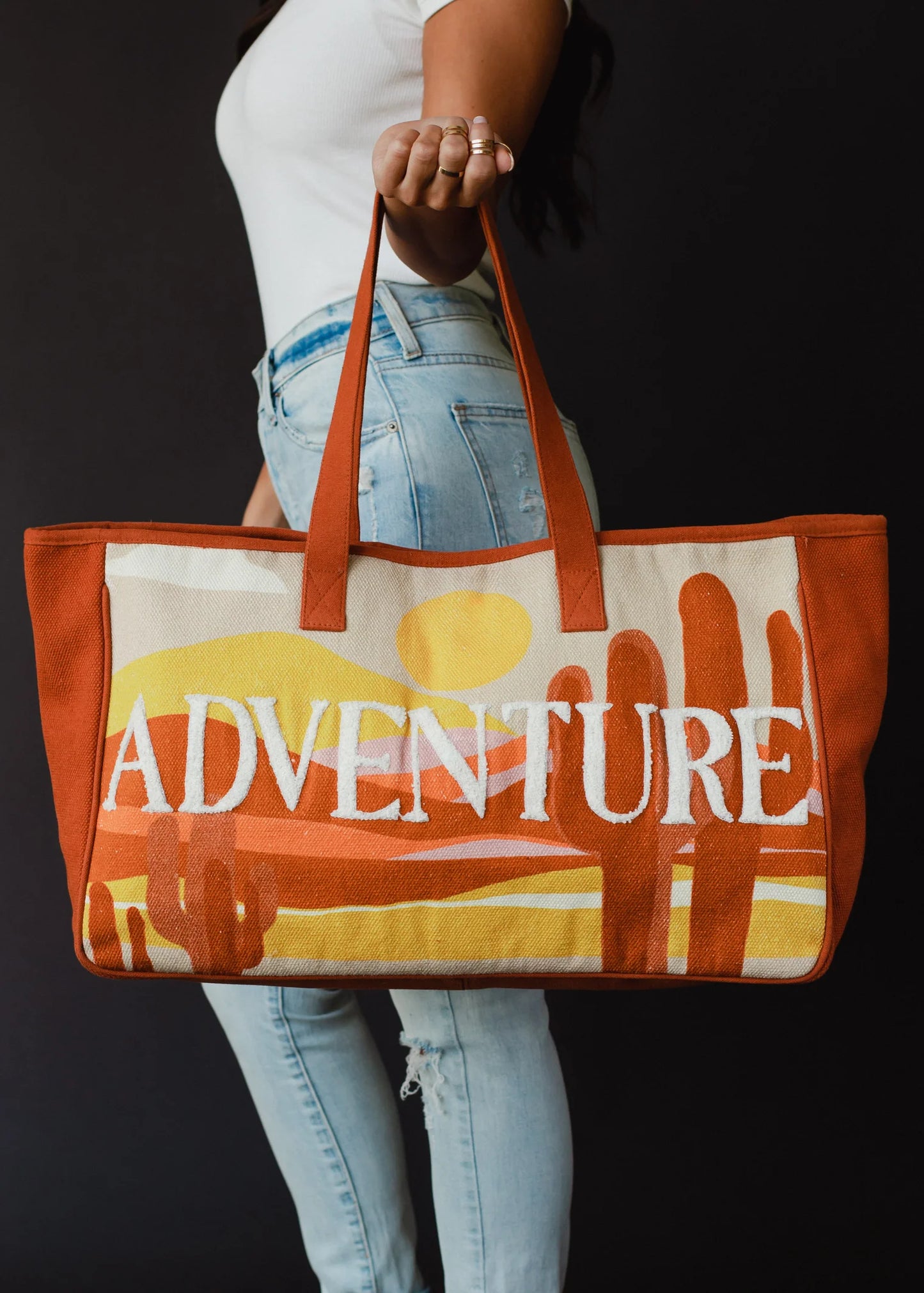 Adventure Woven Tote Bag