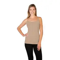 Skinnytees Basic Cami in Brown Sugar