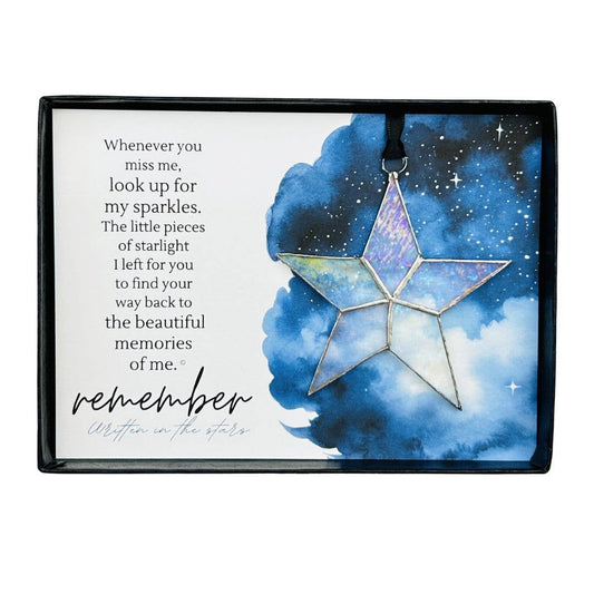 Written in Stars Remembered Glass Star