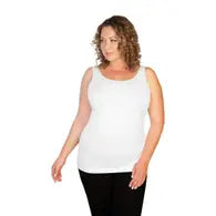 Skinnytees Basic Tank in White