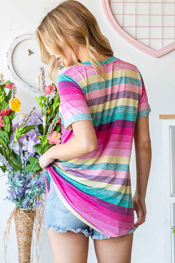 Bright Striped Tee