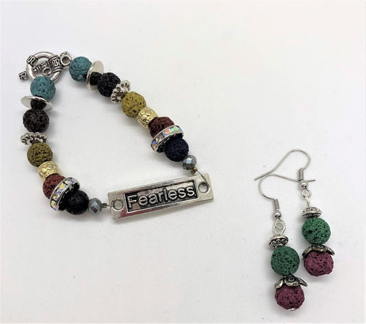 Fearless Bracelet & Earring Set