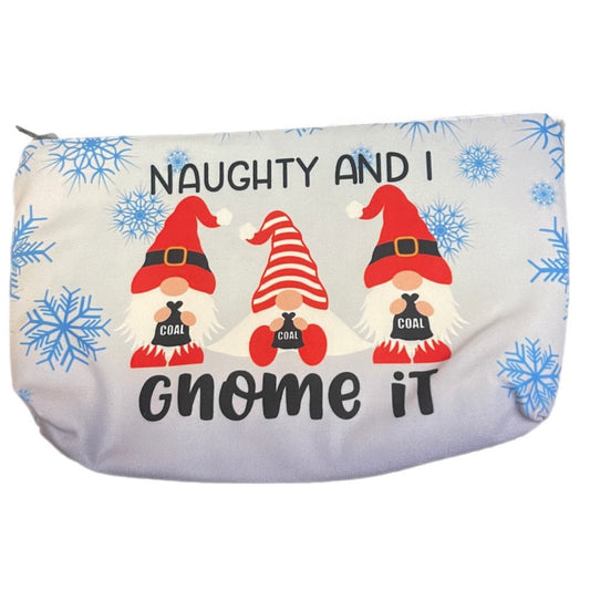 Carry All Pouch- Holiday Naught & I Gnome It