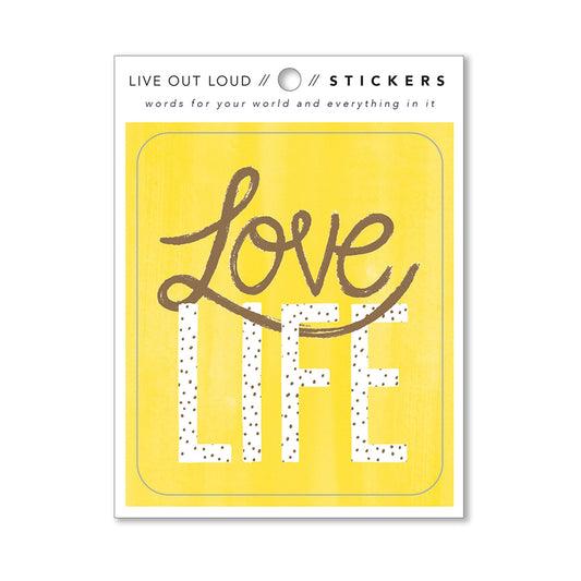 Love Life Sticker